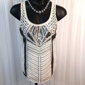 Express Sequin Sleeveless Top